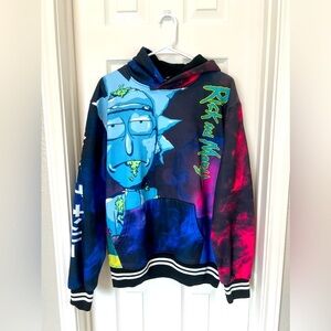 Rick and Morty Graphic Hoodie Medium. 🔥🔥Missing Drawstring for hoodie🔥🔥